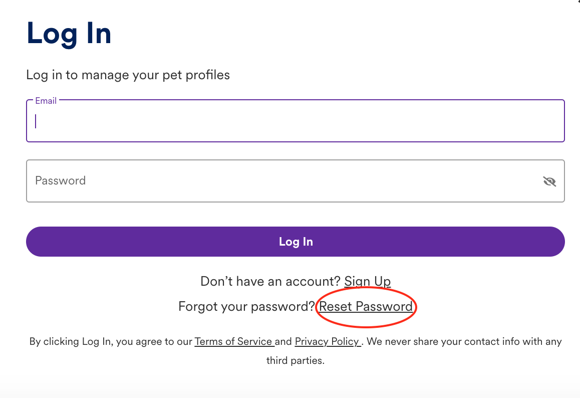 how-do-i-retrieve-my-password-petco-love-partners